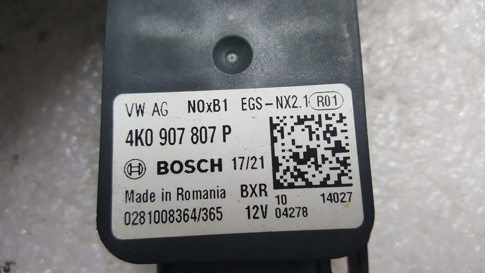 Sonda lambda czujnik NOX AUDI A6 (C8) A7 4K0907807P demontaż