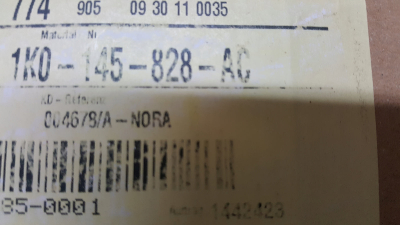 NOWY ORYGINALNY przewód rura powietrza VW AUDI SEAT SKODA 1K0145828AC