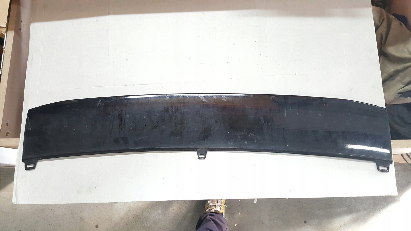 Dokładka spoiler zderzaka przedniego AUDI A5 RS5 8T0807513B demontaż