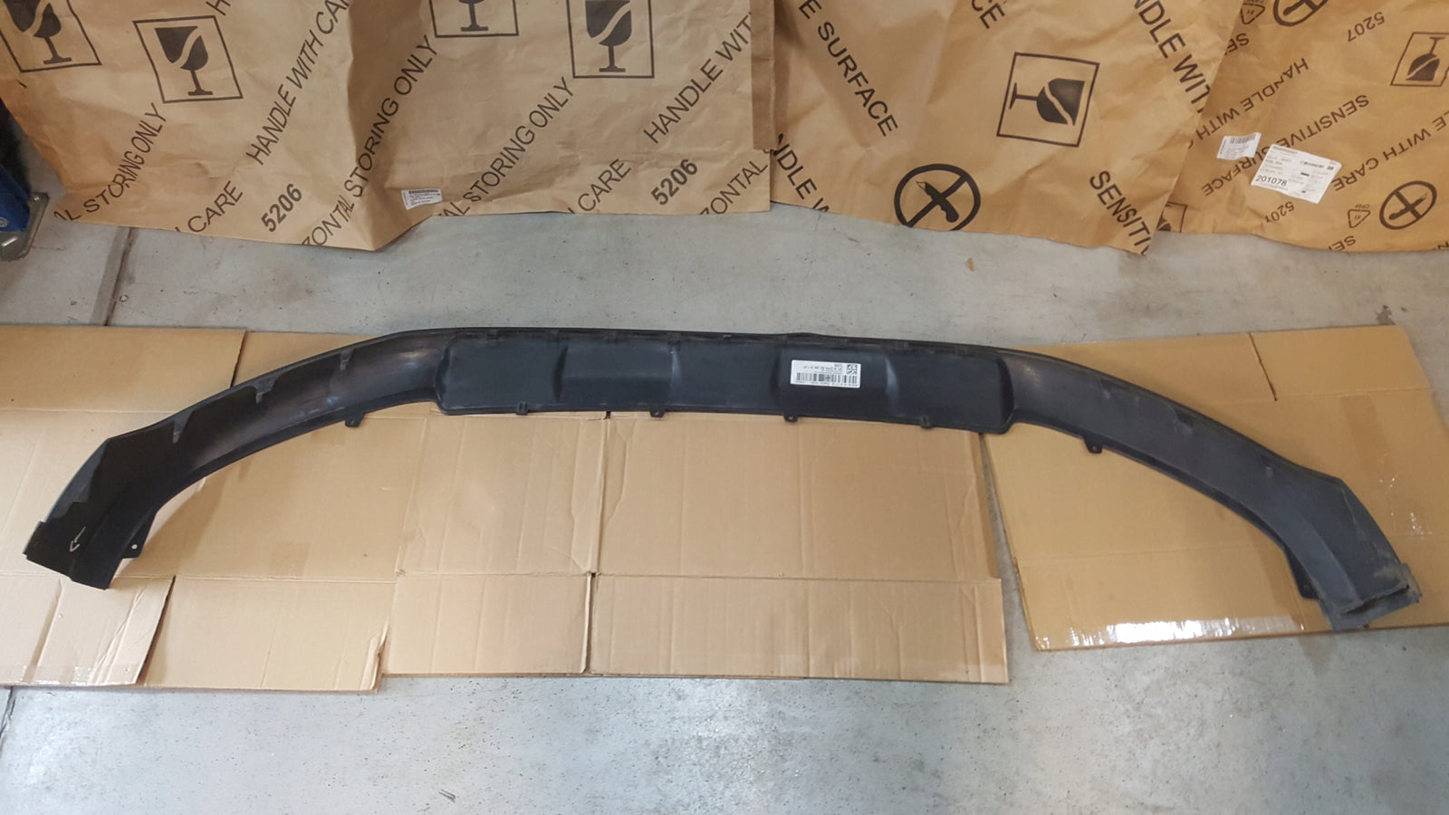 AUDI Q2 81A 2016- SPOILER DOKŁADKA LISTWA ZDERZAKA PRZÓD 81A807110