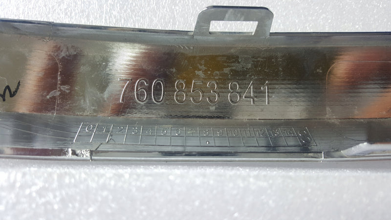 Listwa chrom zderzaka tylnego lewa strona VW TOUAREG 760853841 demontaż