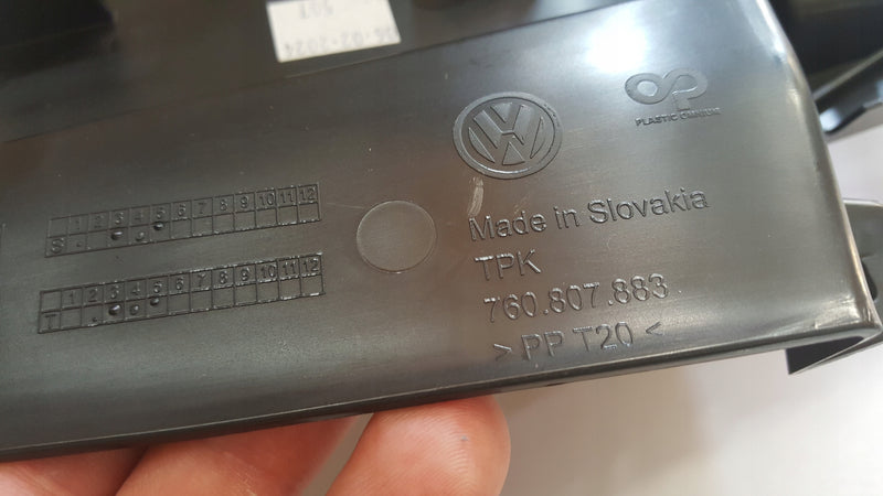 Mocowanie ślizg zderzaka lewy przód VW TOUAREG 760807883 NOWY ORYGINAŁ