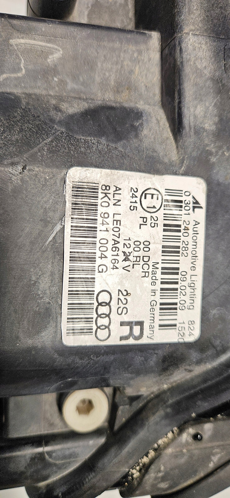 8K0941004G IDEAŁ! Pr skrętny bi xenon LED Audi A4 S4 RS4 przed liftem