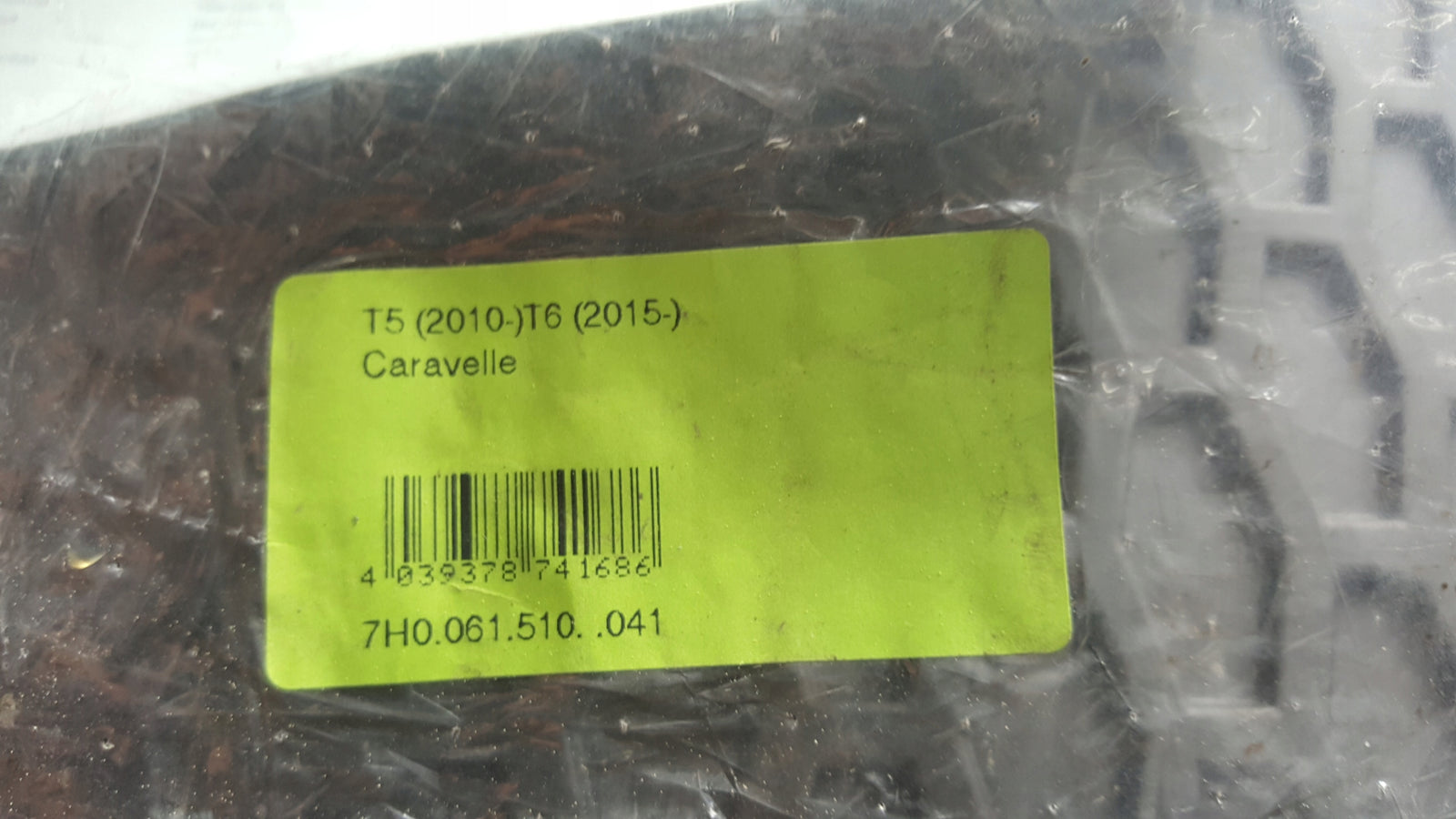 NOWE ORYGINALNE dywaniki gumowe 2-rzędu VW T5 T6 7H0061510