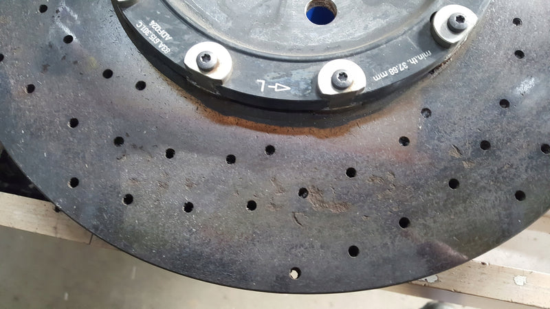 AUDI RSQ3 F3 A3 TARCZA HAMULCOWA CERAMICZNA CERAMIK PRZÓD LEWA 83A615301C