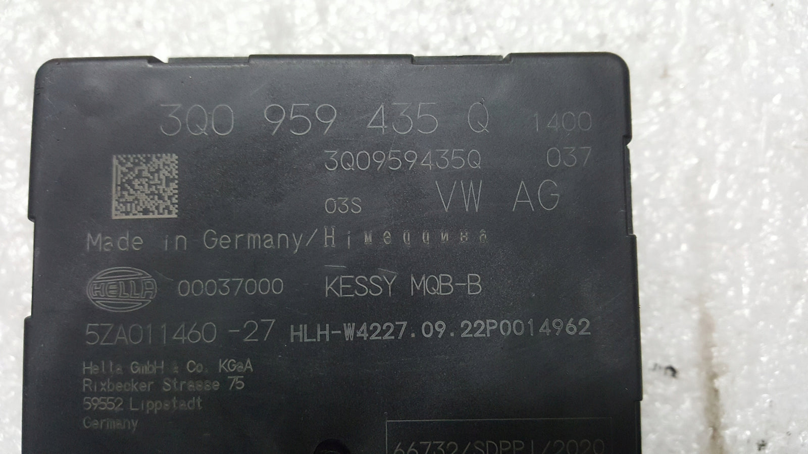 Moduł sterownik kessy VW AUDI SEAT 3Q0959435Q