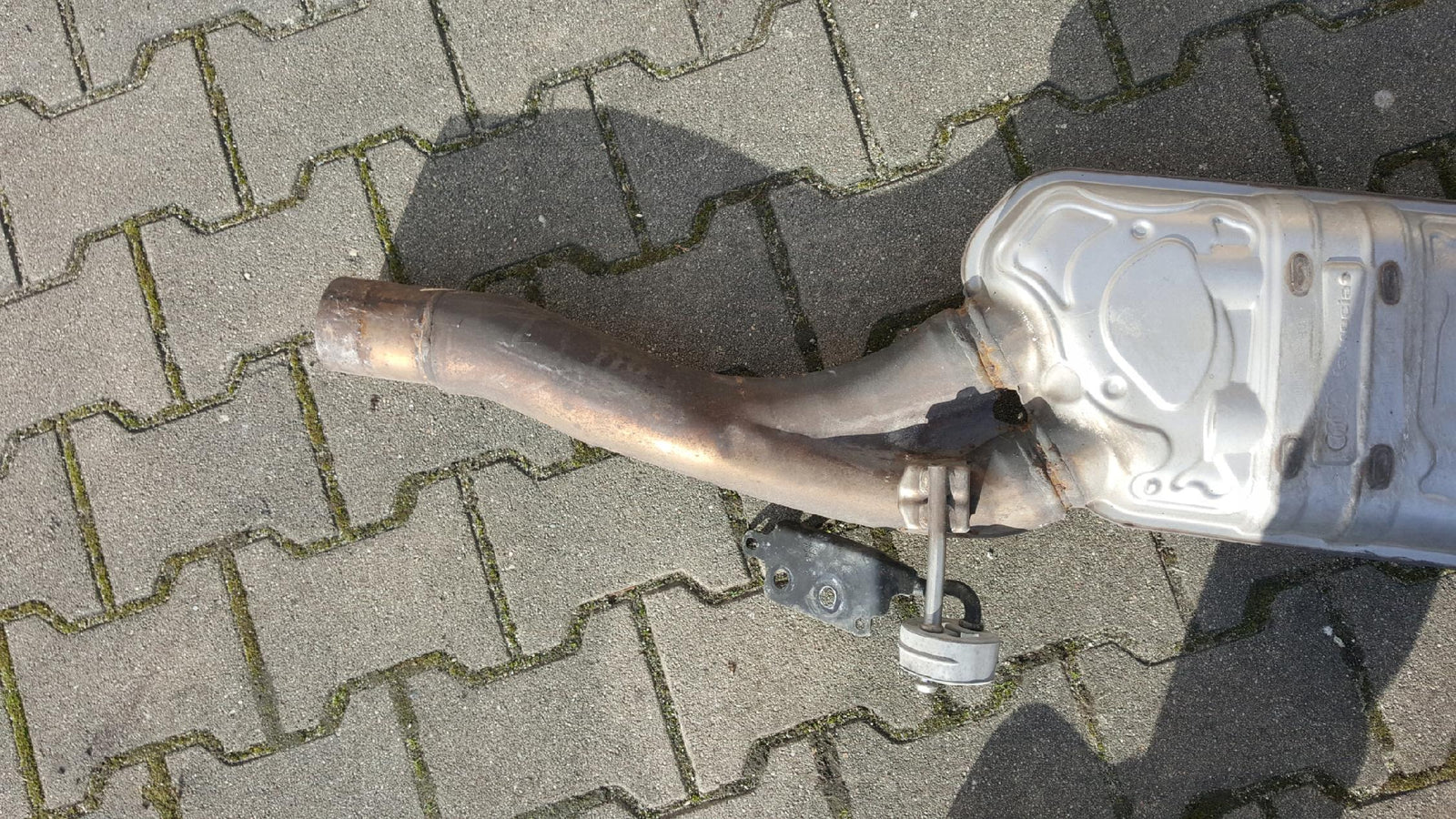 TŁUMIK WYDECH KOŃCOWY AUDI A6 C8 4K AKTYWNY DEMONTAŻ