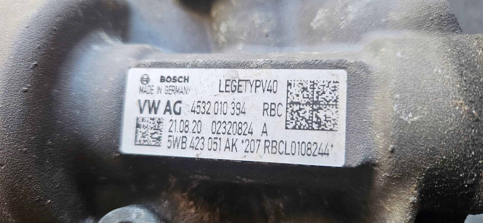 układ kierowniczy AUDI SEAT SKODA Volkswagen 5WB423051AK