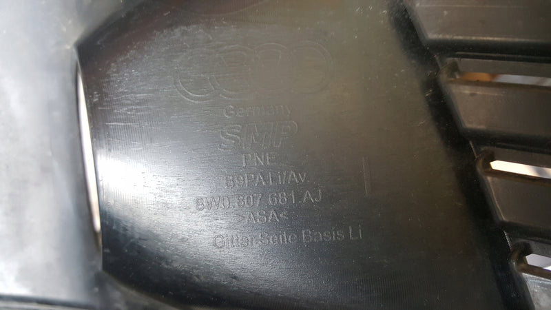 Kratka zderzaka lewa AUDI A4 B9 lift 8W0807681AJ