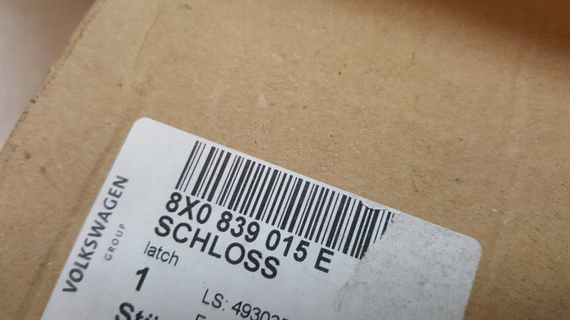 NOWY ORYGINALNY lewy zamek drzwi AUDI A1 A4 (B9) A5 Q5 RS4 RS5 8X0839015E