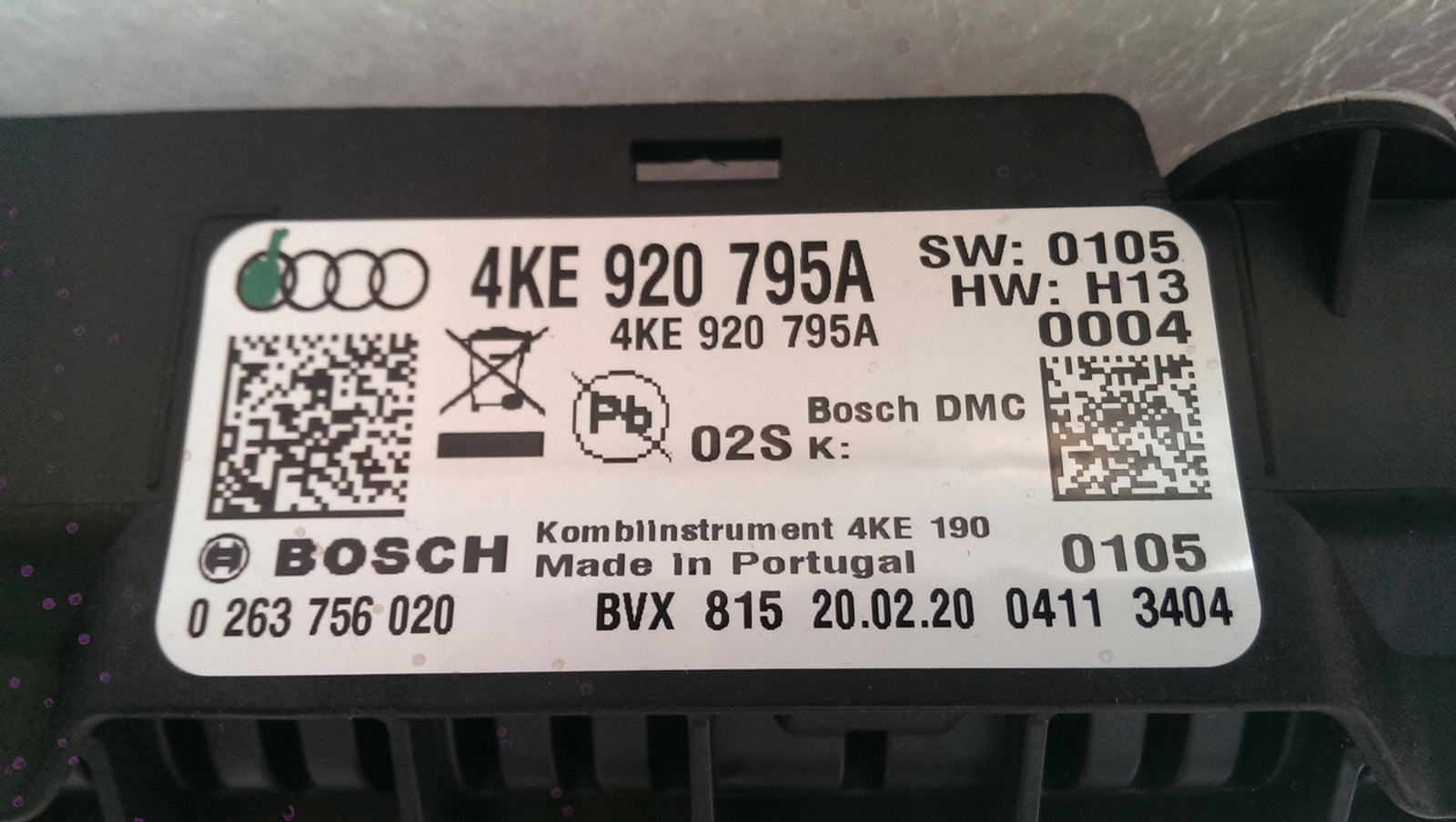 Licznik zegary virtual LCD AUDI E-TRON 4KE920795A