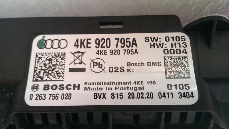 Licznik zegary virtual LCD AUDI E-TRON 4KE920795A