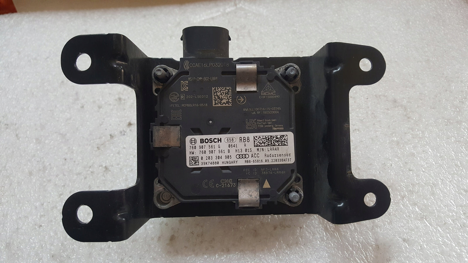 Radar ACC distronic VW TOUAREG 760907561G 760907574 demontaż