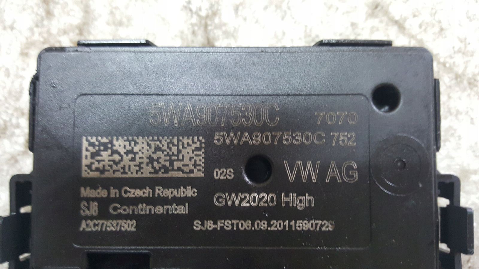 Moduł komfortu Audi OE 5WA907530C