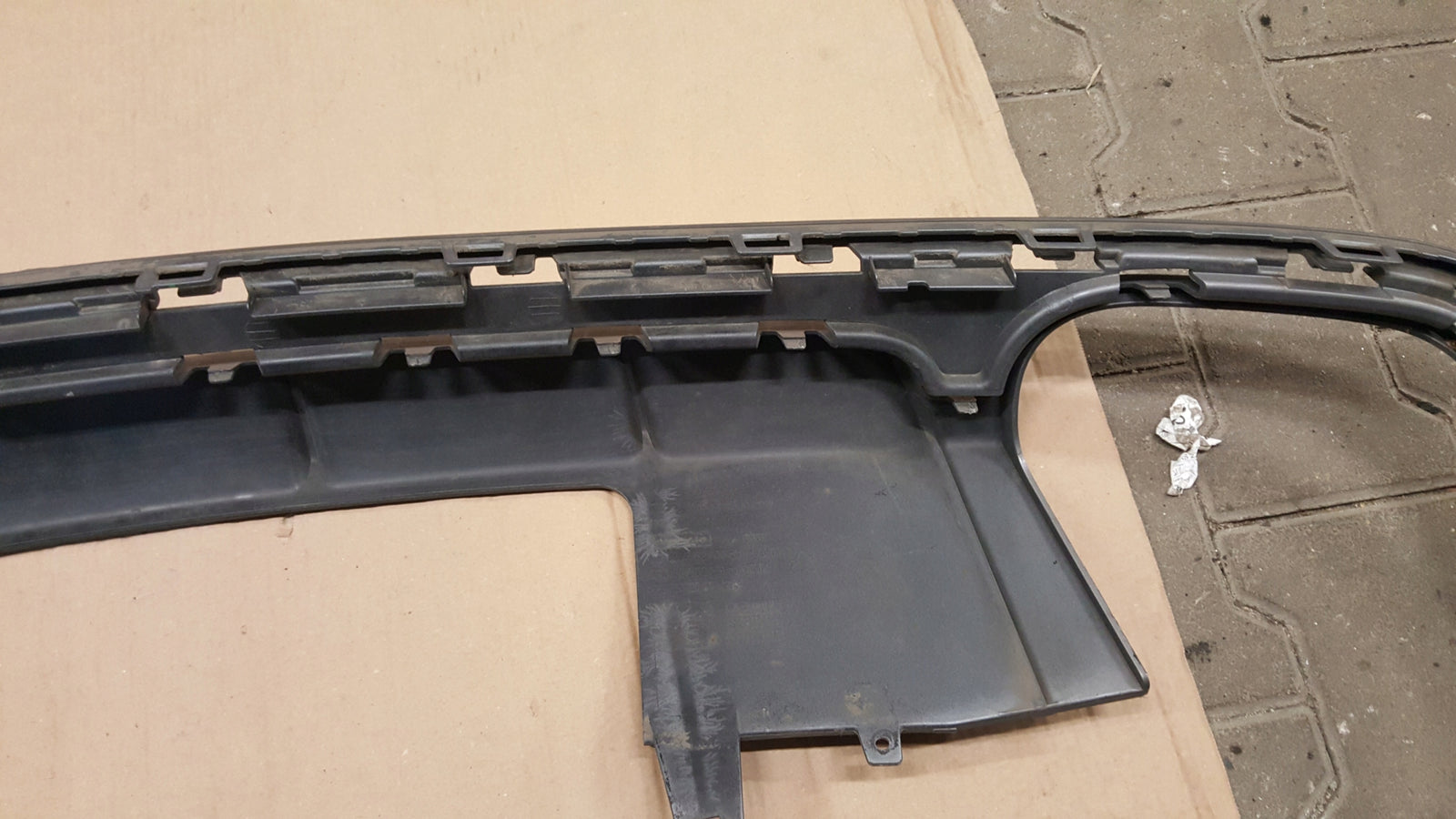 SPOILER DOKŁADKA ZDERZAKA TYŁ AUDI S6 A6 C7 4G LIFT 2014- 4G0807521M