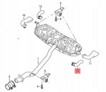 Rura wydechowa 7L6253681M VW Touareg