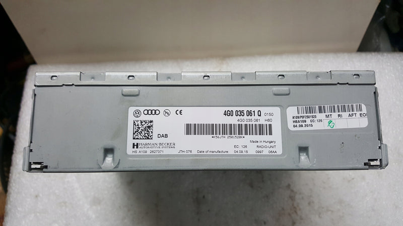 Jednostka radia navi MMi VW TOUAREG AUDI RS4 RS5 RS6 RS7 A6 A8 4G0035061Q
