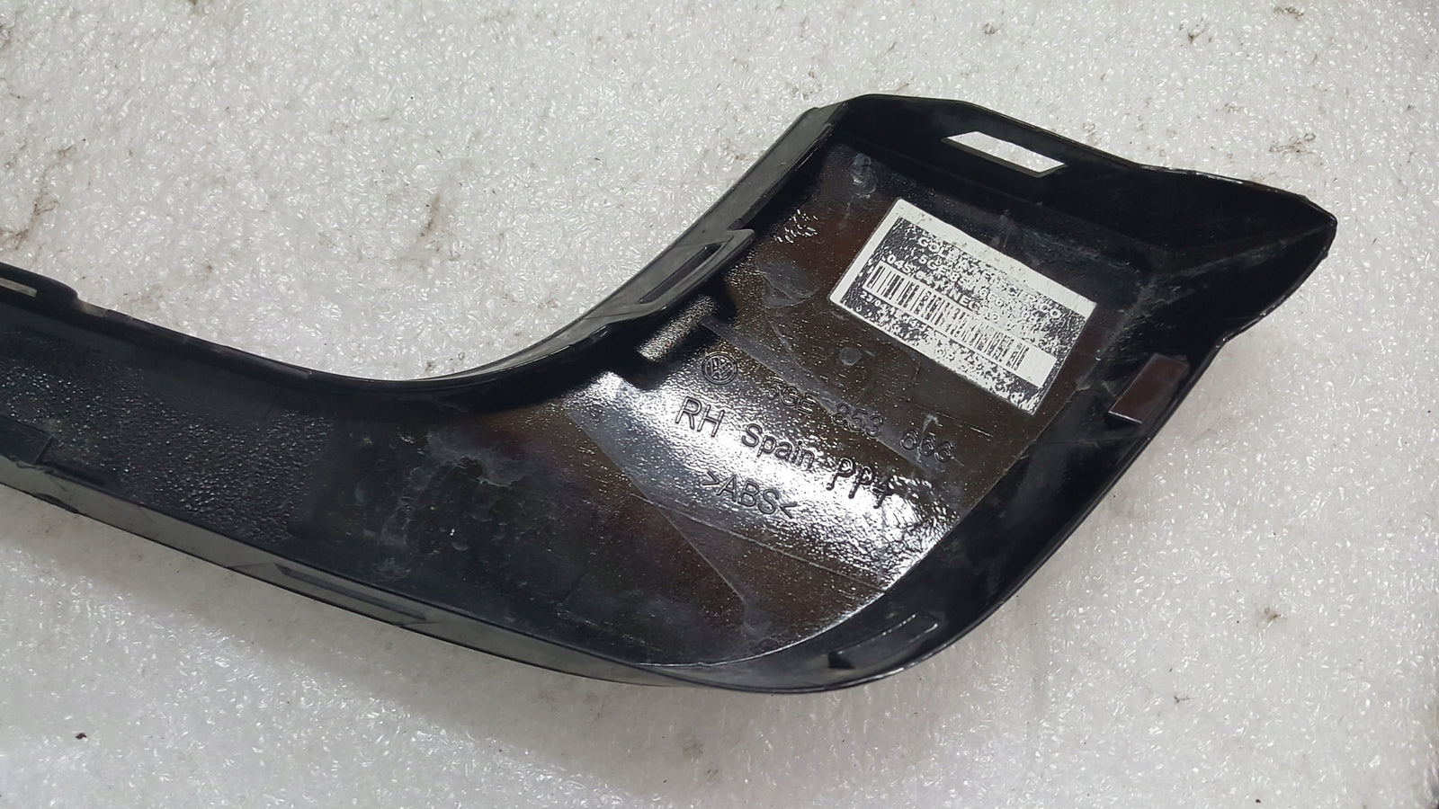 Listwa zderzaka prawy przód VW GOLF VII e-GOLF 5GE853666 demontaż