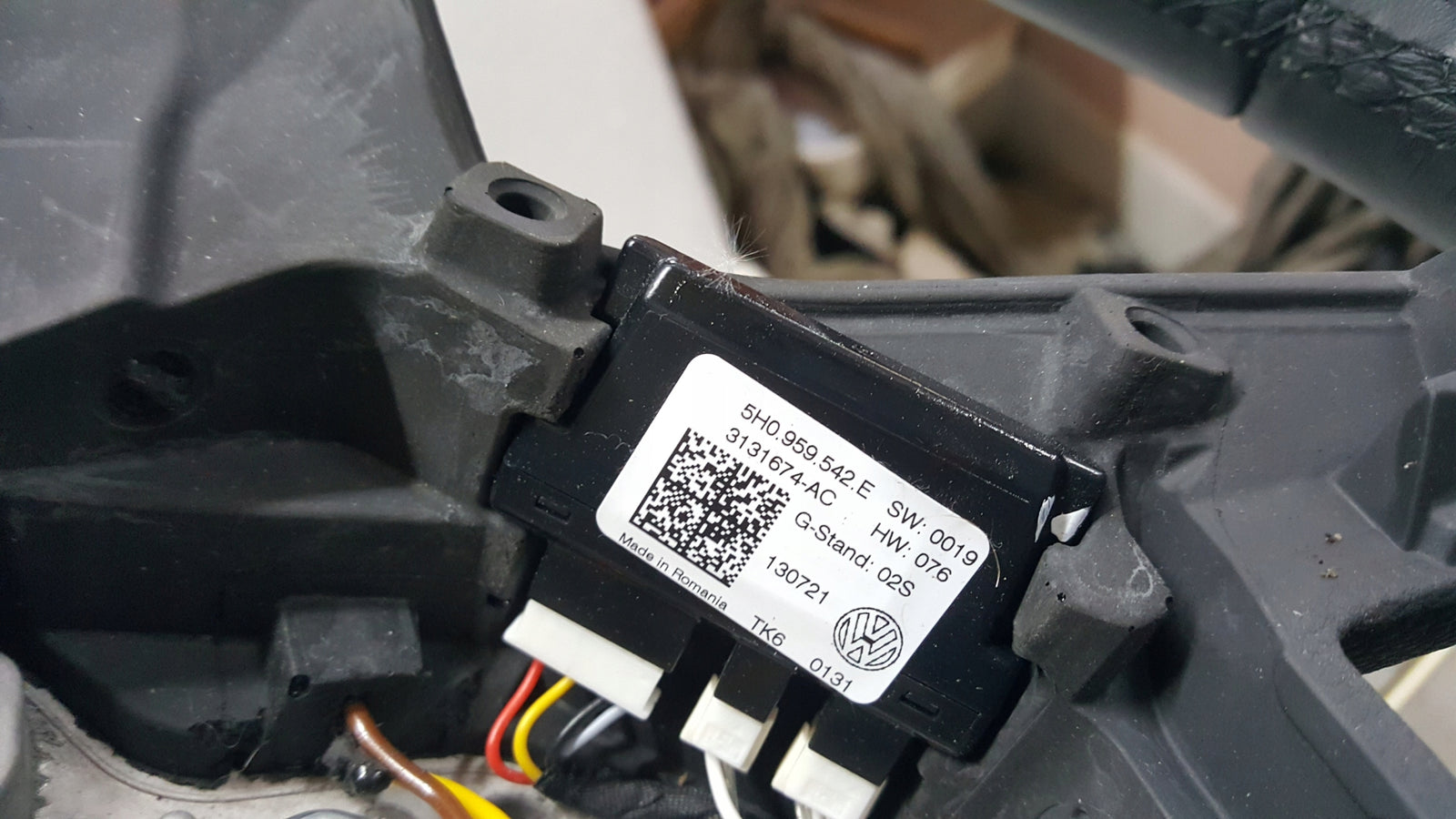 Kierownica multifunkcja VW GOLF VIII 5H0959542E demontaż