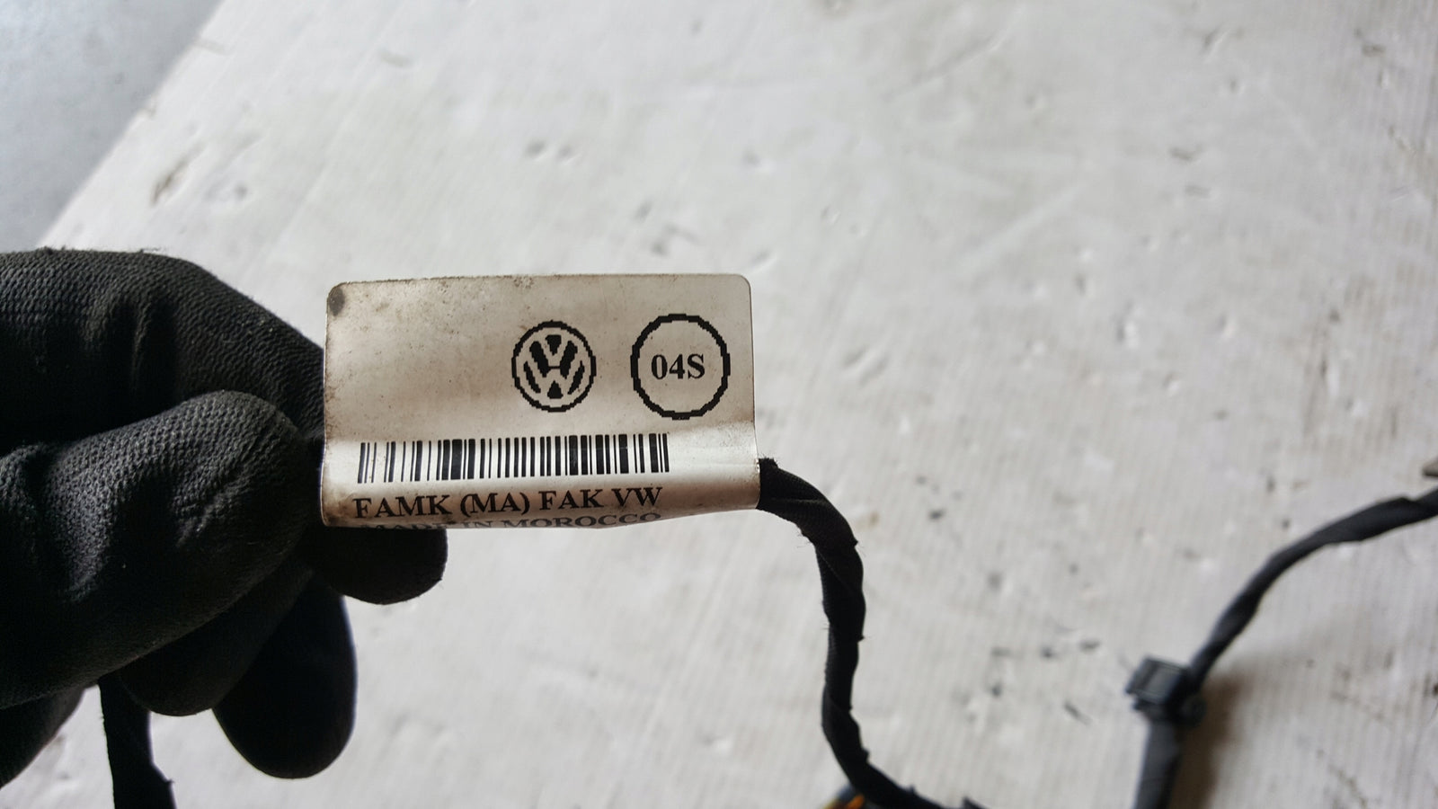 Wiązka PDC tył VW PASSAT B8 3G9971104K demontaż