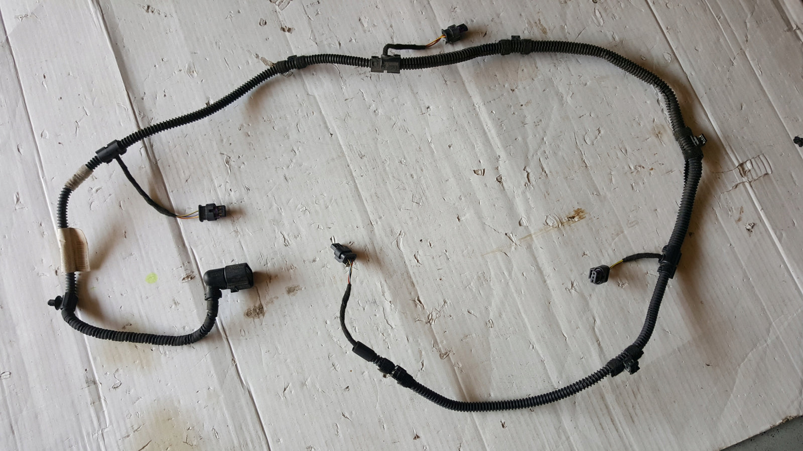 Wiązka instalacja czujników PDC tył-- VW SPORTSVAN 510971104D demontaż