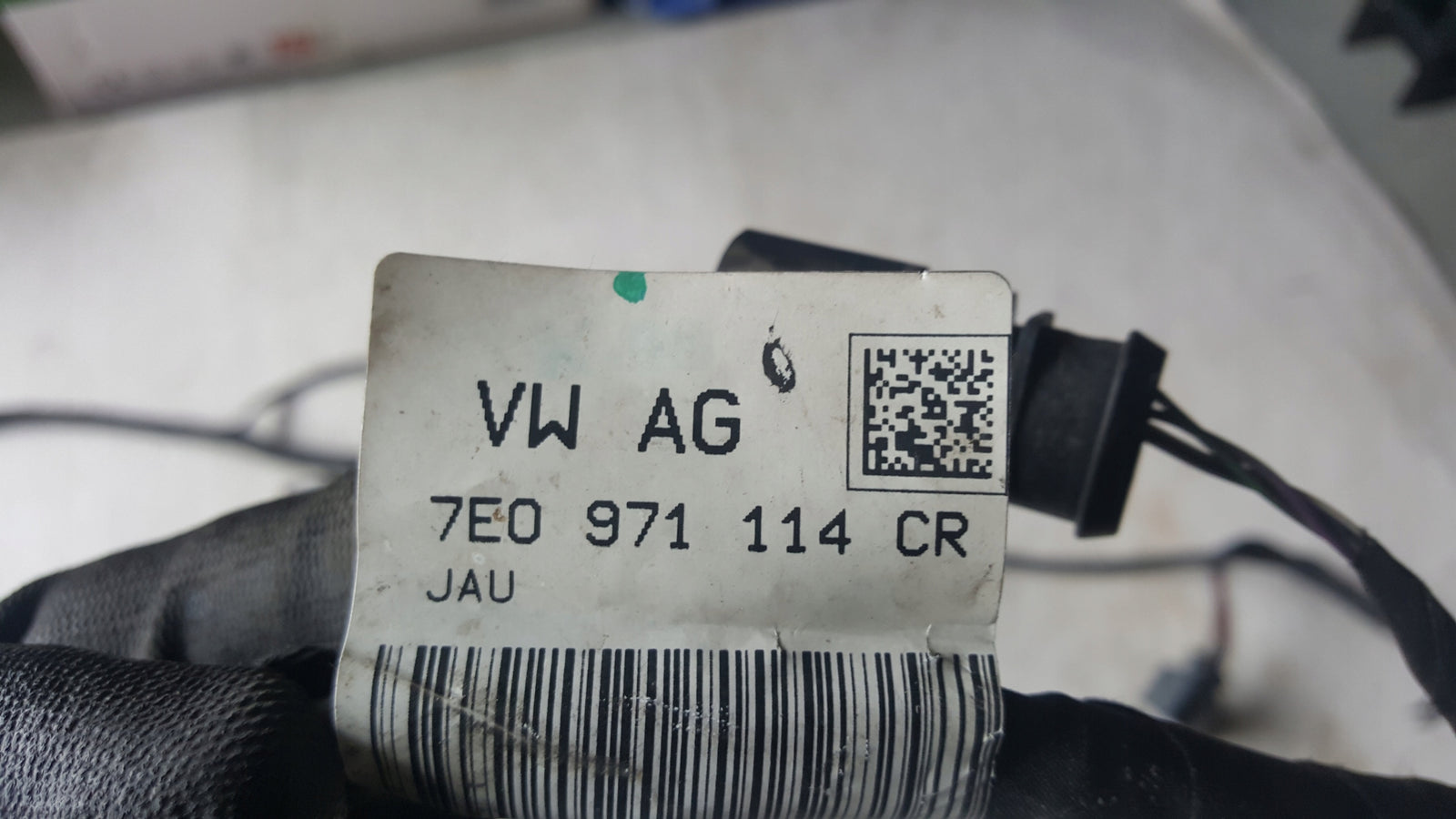 Wiązka czujników PDC zderzaka tylnego VW T5 T6 7E0971114CR demontaż