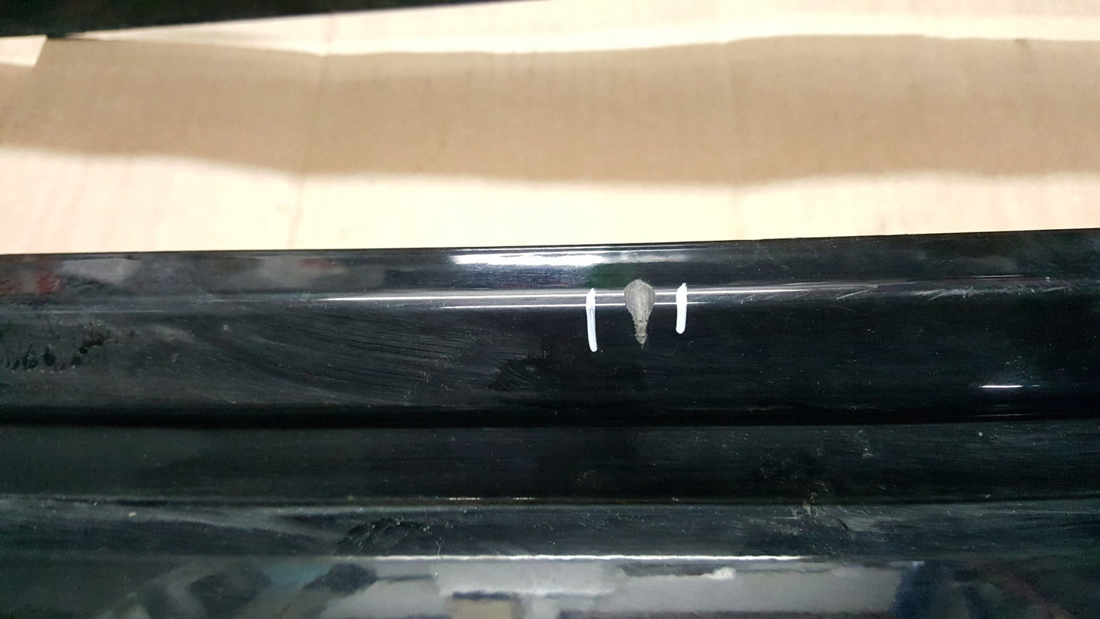 VW TOUAREG 7P6 R LINE SPOJLER DOKŁADKA ZDERZAKA 7p6807568K 7p6807568 tyl