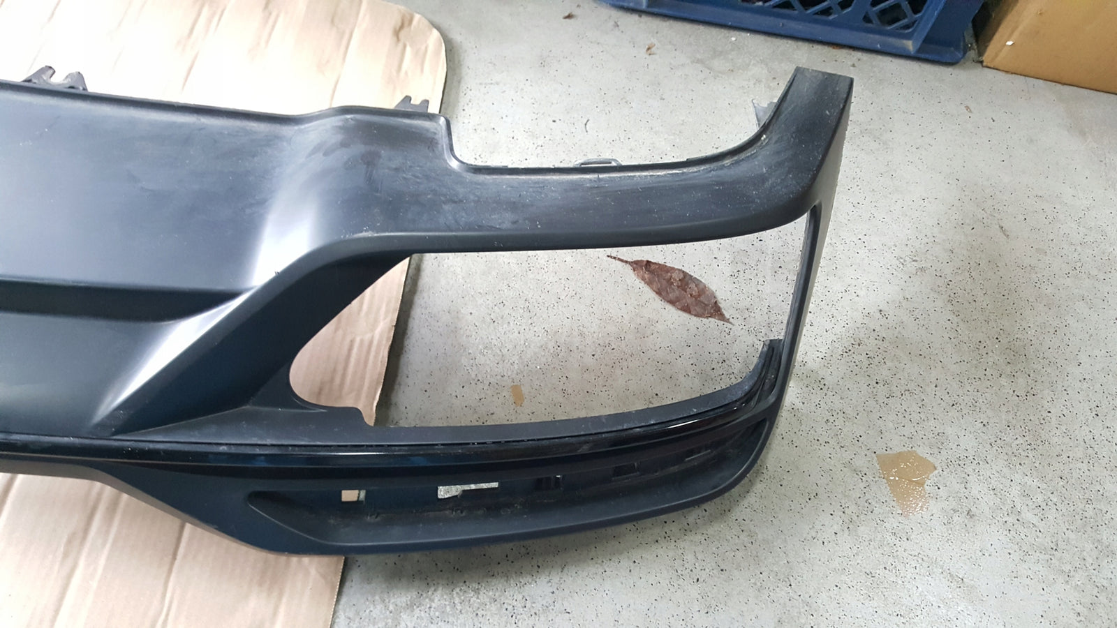 AUDI A5 8W6 LIFT S-LINE DYFUZOR SPOILER ZDERZAKA TYŁ 8W6807521AH