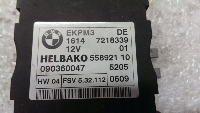 Moduł sterownik pompy paliwa BMW E87 E90 7218339