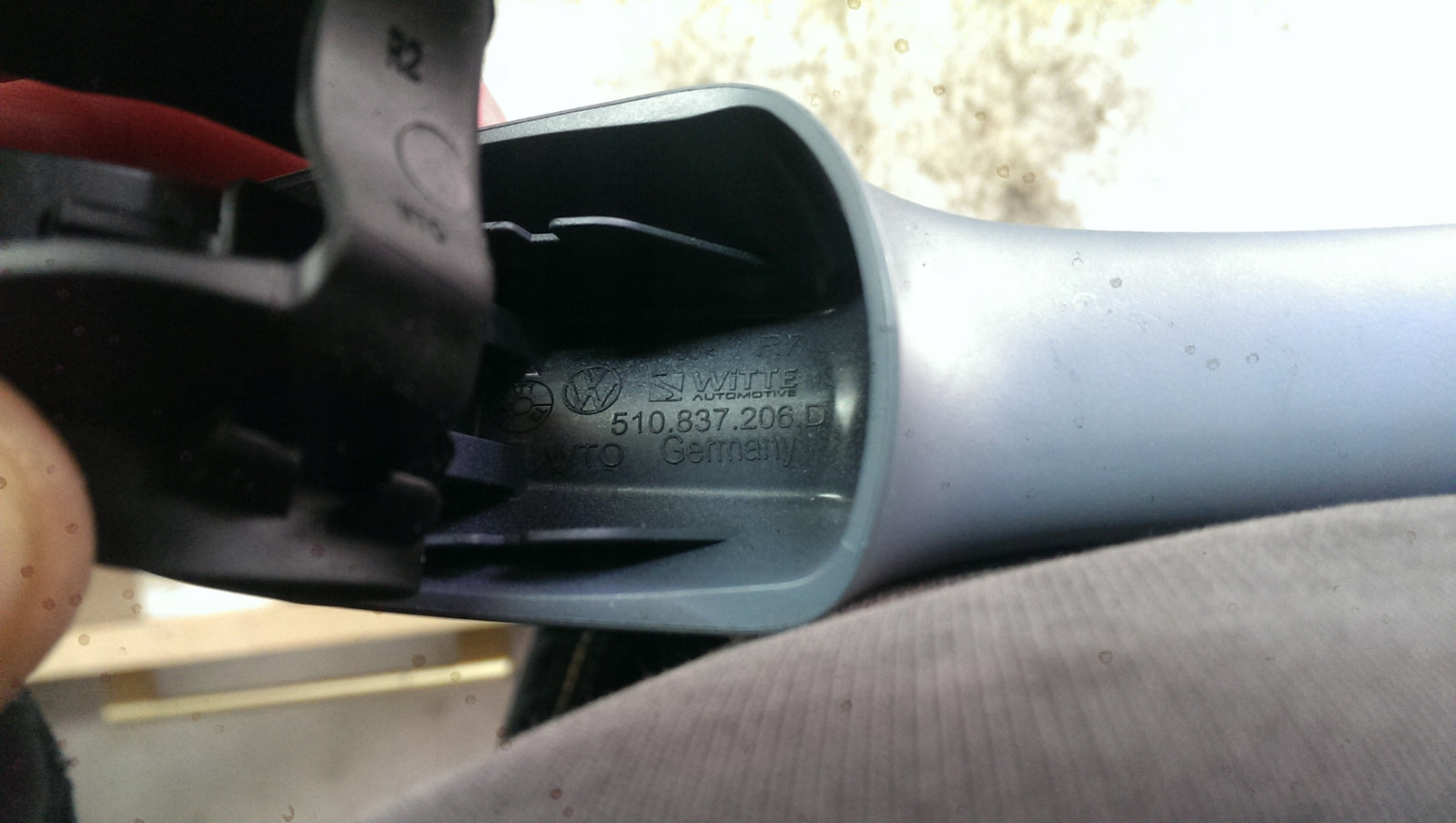 Klamka zewnętrzna prawa VW SEAT 510837206D NOWA ORYGINAŁ