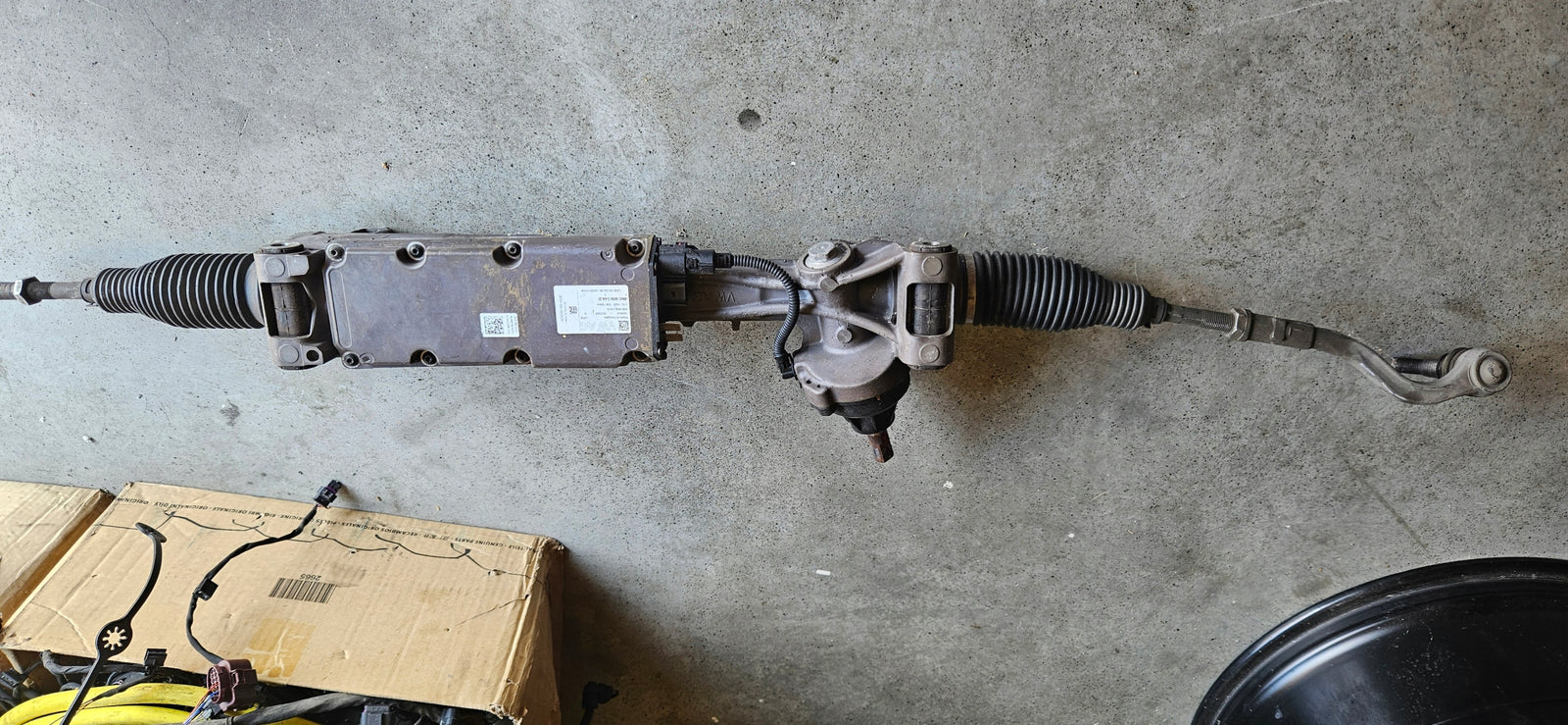 układ kierowniczy AUDI 4K1423055G 4N0909144D IDEAŁ