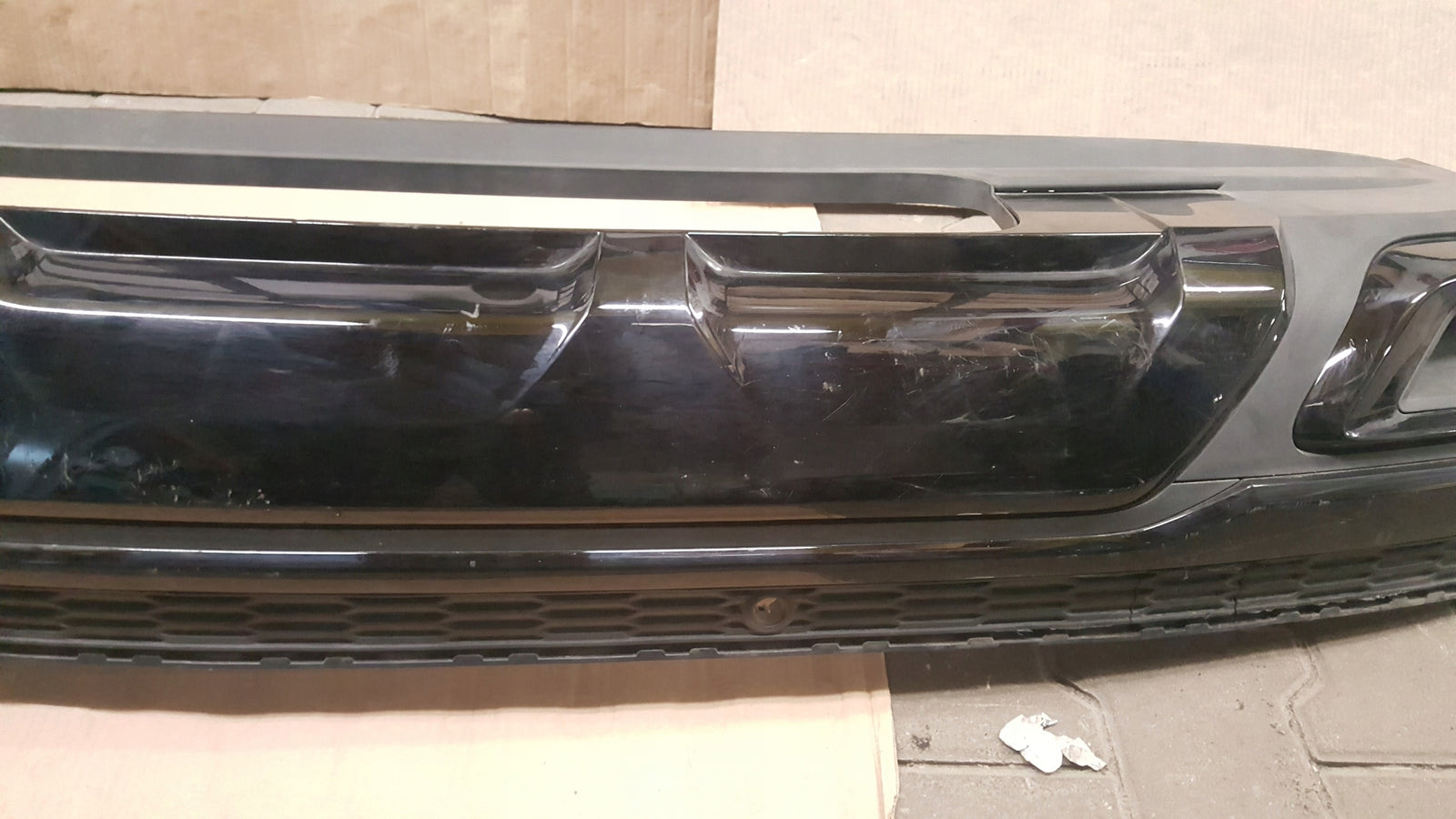 AUDI Q7 II | Dyfuzor spoiler zderzaka tył tylny S-LINE LIFT 4M0807941L