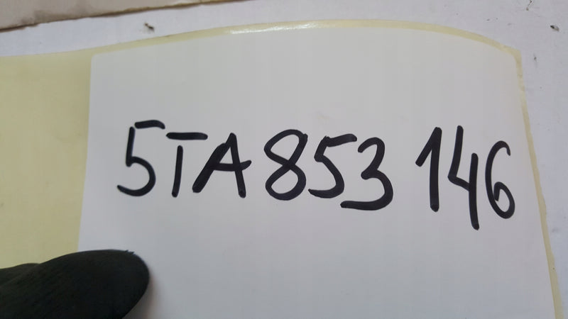 Listwa chrom zderzaka tylnego VW TOURAN 5TA853146 demontaż