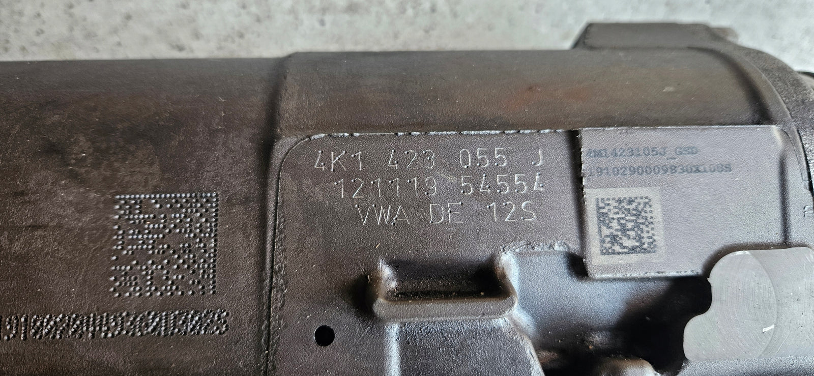 układ kierowniczy AUDI 4K1423055J 4N0909144E IDEAŁ
