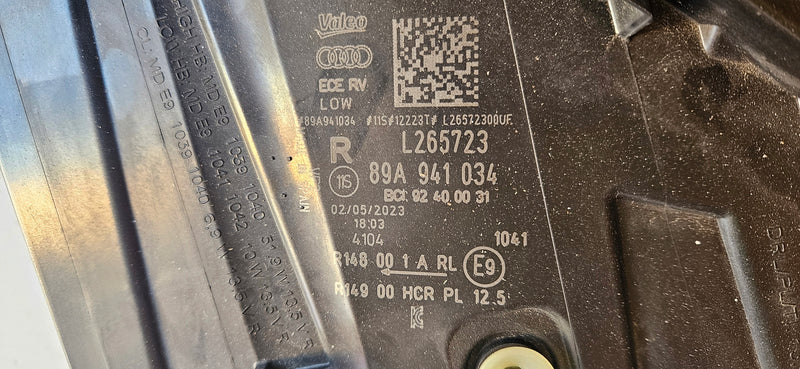 Pr kompletny FUL LED AUDI Q4 E-TRON 89A941034