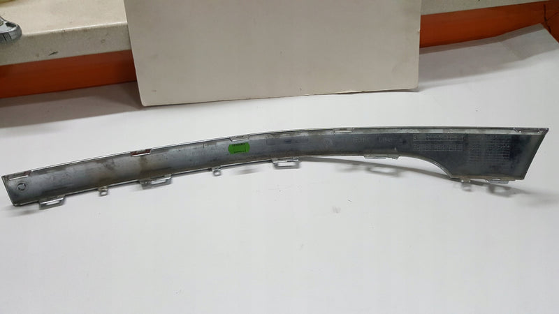 Listwa chrom zderzaka tylnego lewa strona VW TOUAREG 7P6853841 demontaż