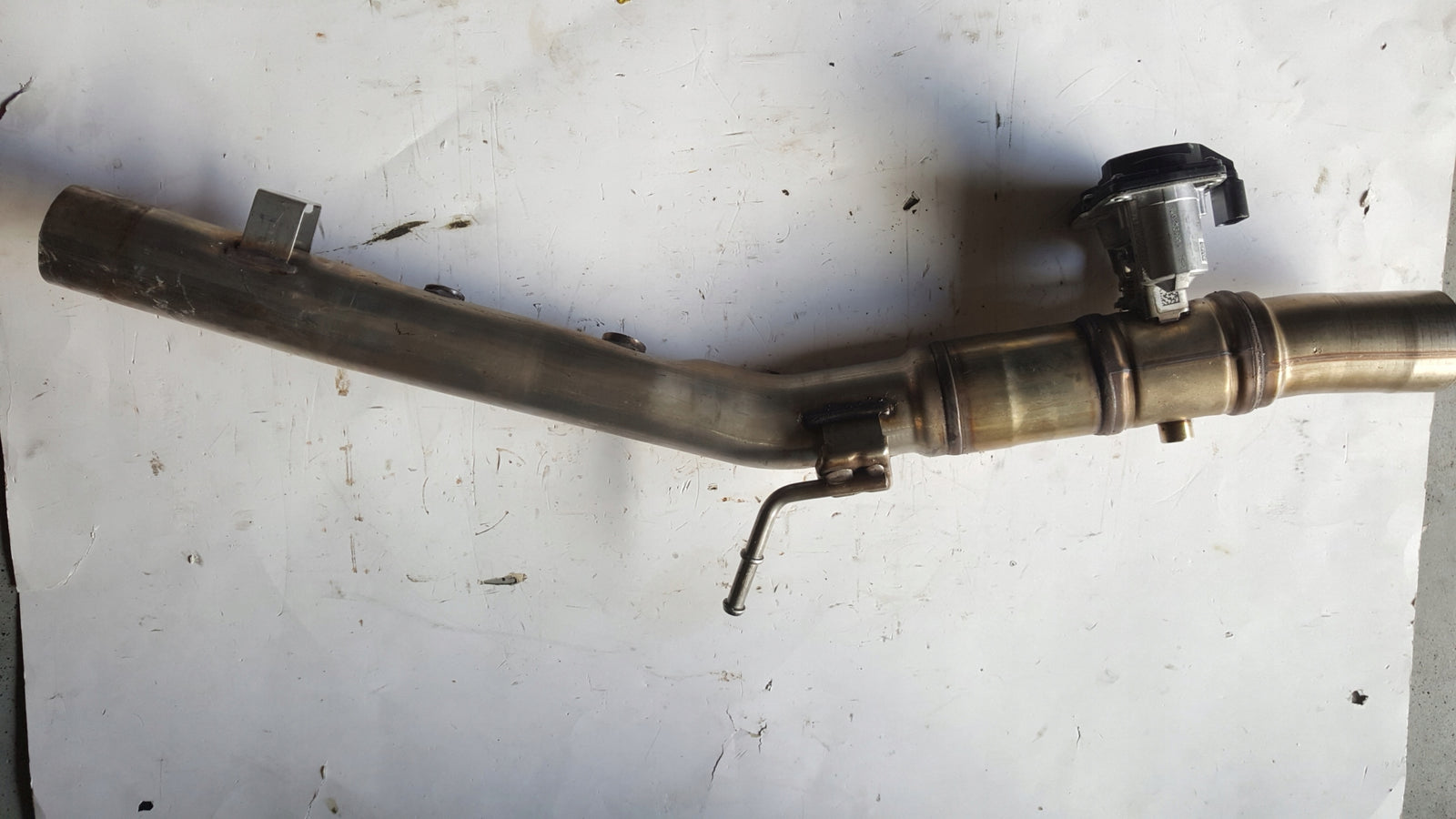 rura + przepustnica AUDI 4K0253409C , 8W0253691A