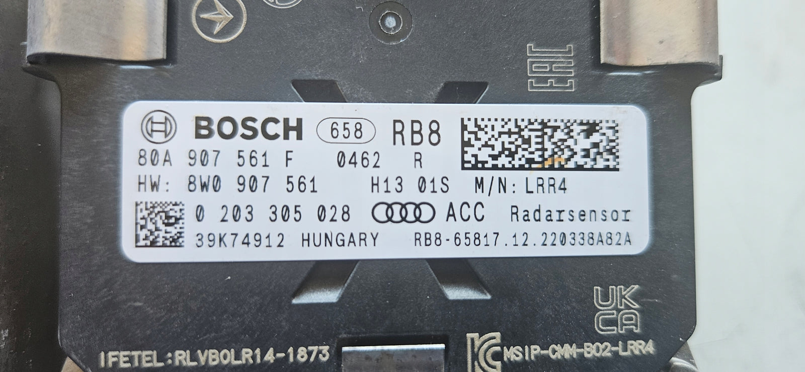 Radar ACC distronic AUDI Q5 80A907561F 80A907574 demontaż