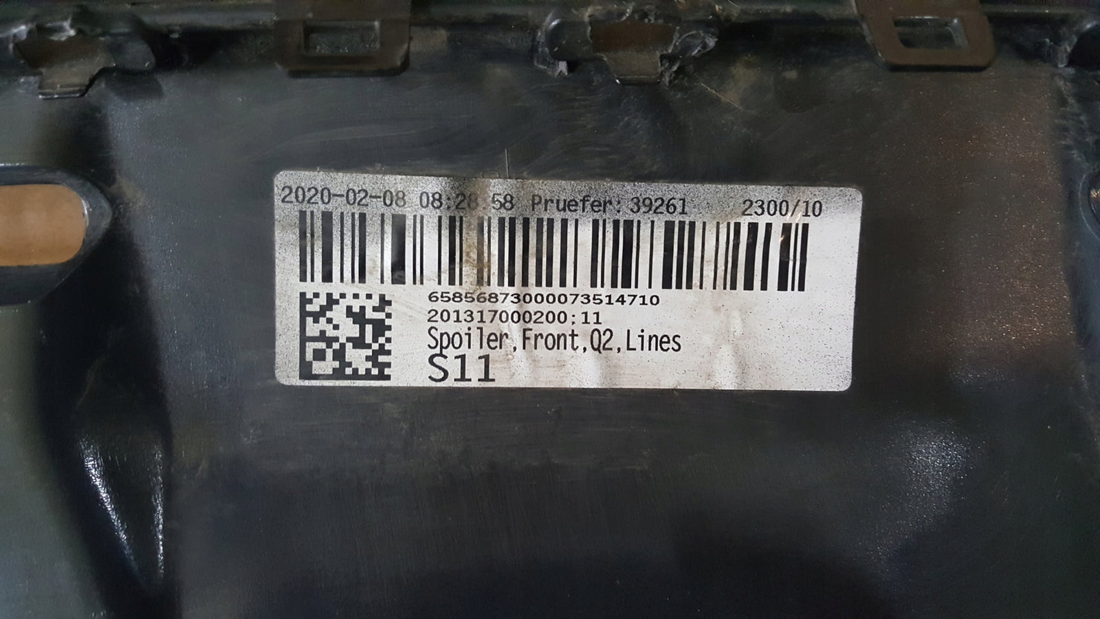 AUDI Q2 81A 2016- SPOILER DOKŁADKA LISTWA ZDERZAKA PRZÓD 81A807110B