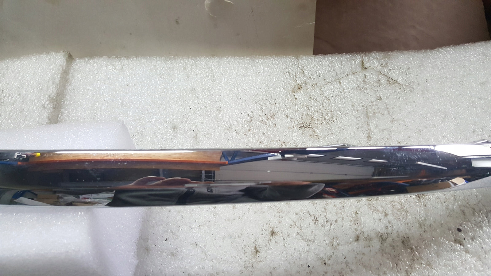 VW PASSAT B7 11- LISTWA CHROM ZDERZAKA TYLNEGO LEWY 3AF807459