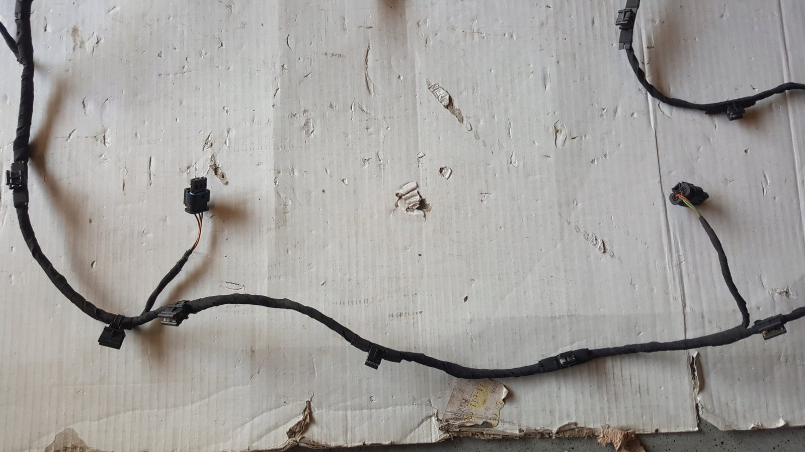 Wiązka instalacja PDC zderzaka przedniego SEAT ATECA 575971095BN demontaż