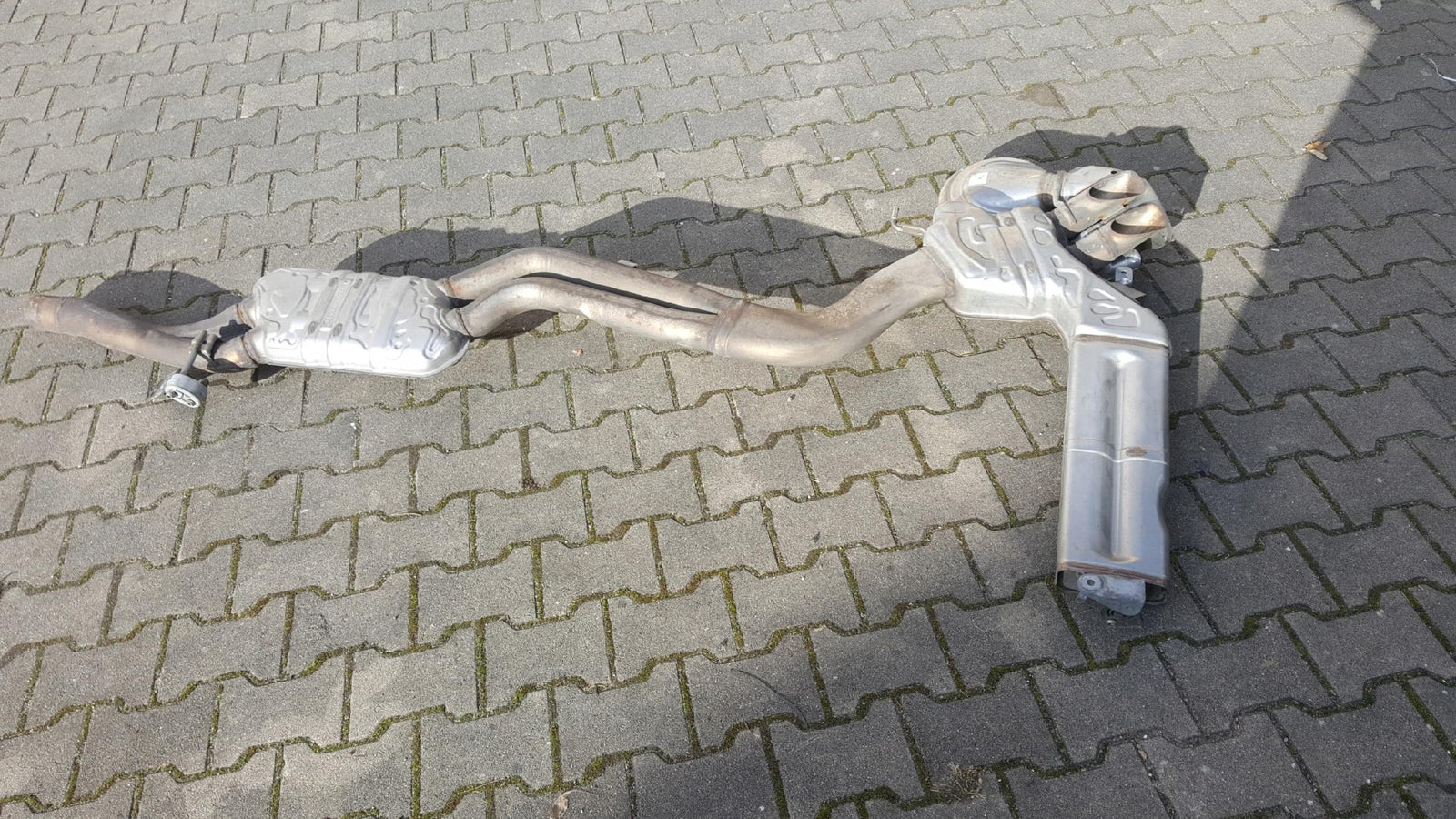 TŁUMIK WYDECH KOŃCOWY AUDI A6 C8 4K AKTYWNY DEMONTAŻ