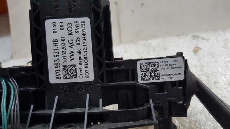 PRZEŁĄCZNIK ZESPOLONY TAŚMA MANETKI AUDI A3 8V 8V0953521HB 8V0953502AH