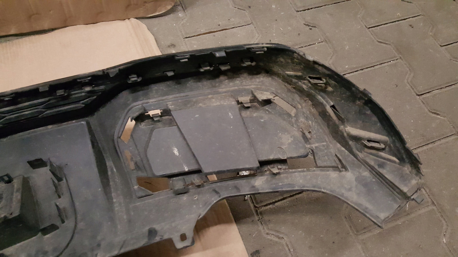 AUDI Q5 II S LINE LIFT SQ5 SPOILER DYFUZOR DOKŁADKA DÓŁ TYLNEGO ZDERZAKA