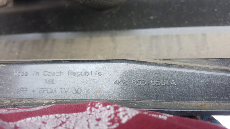 Listwa nakładka progowa prawa strona AUDI A7 S-LINE 4K8853856A demontaż