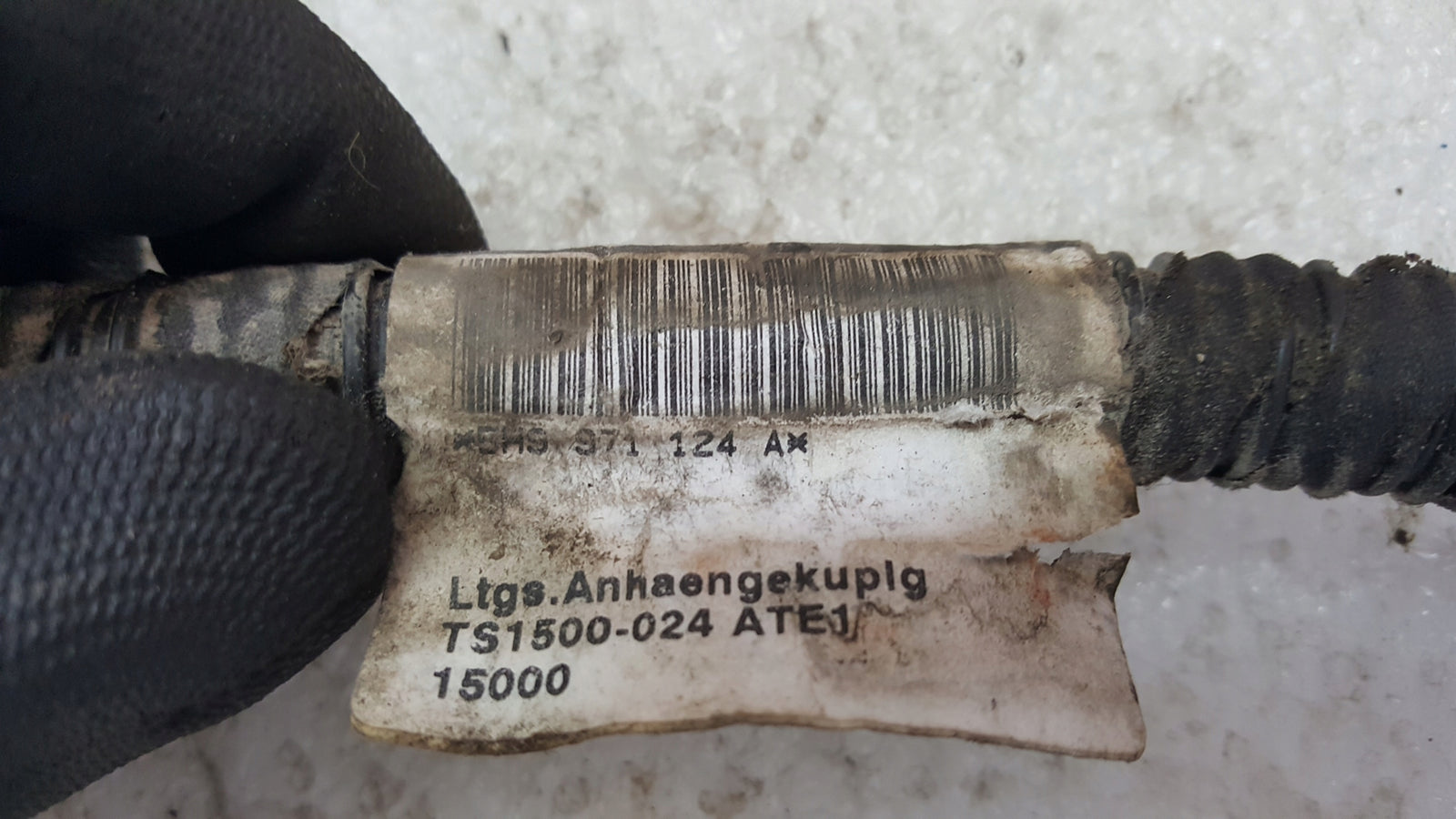 Wiązka instalacja haka VW GOLF VIII kombi 5H9971124A demontaż