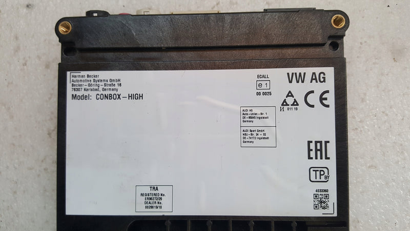 Sterownik moduł SOS-- AUDI BENTLEY 4KE035282D demontaż