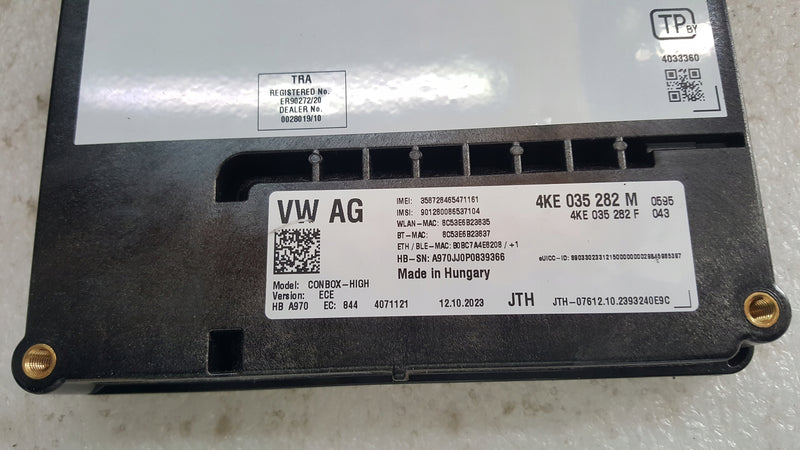 Sterownik moduł SOS-- AUDI 4KE035282M demontaż