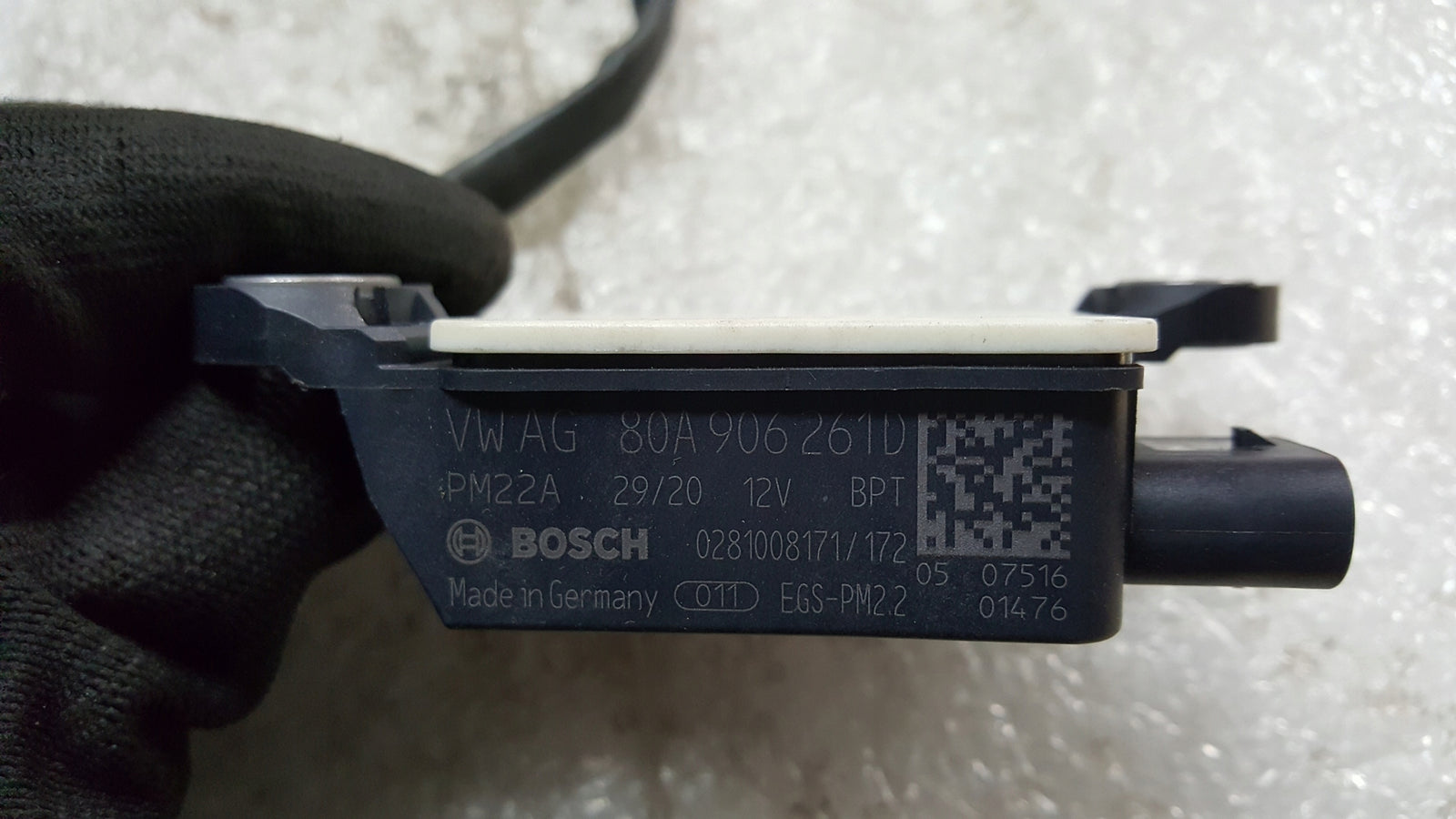 Sonda lambda czujnik NOX AUDI 80A906261D demontaż