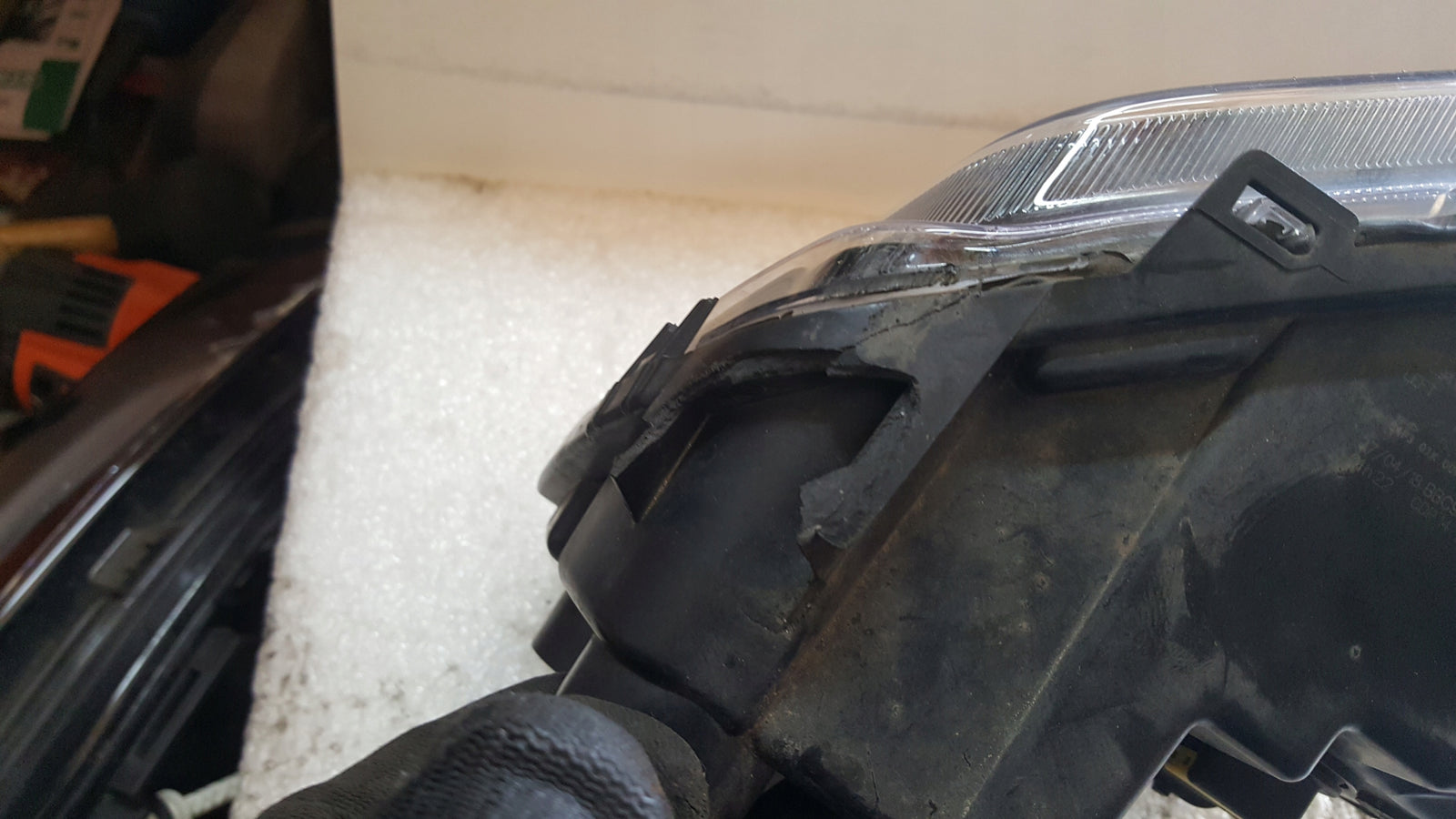 Halogen lewy DRL VW POLO VI 2G0941661 demontaż